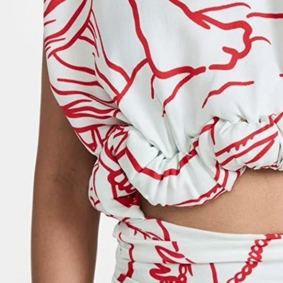 NWT Christopher Esber - Sculpted Twisted Tank Dress In Odyssey Print - Picture 6 of 13